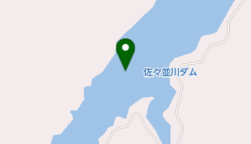 佐々並川ダムの地図画像