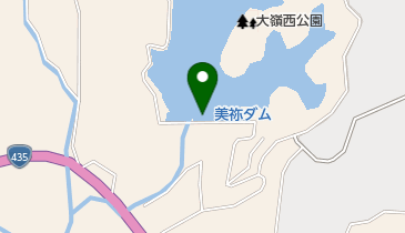 美祢ダムの地図画像