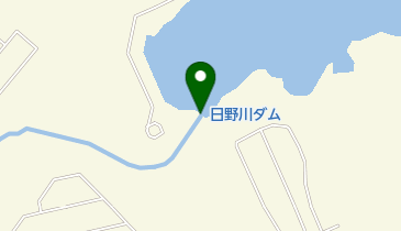 日野川ダムの地図画像
