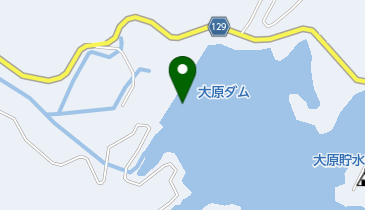 大原ダム(大原貯水池)の地図画像