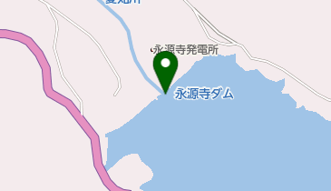 永源寺ダムの地図画像