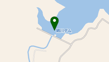 姉川ダムの地図画像