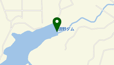 須野ダムの地図画像