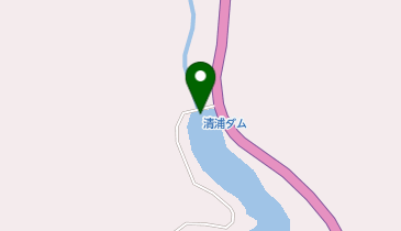 清浦ダムの地図画像
