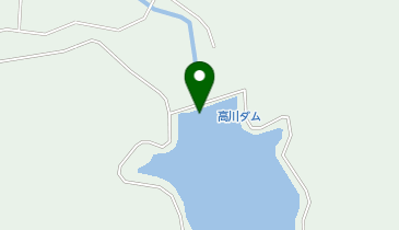高川ダムの地図画像