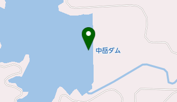 中岳ダムの地図画像