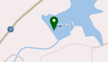 金峰ダムの地図画像