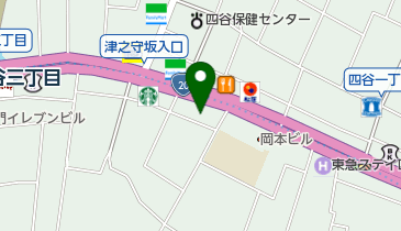 インドアゴルフスクール フィットイン 四谷店の地図画像