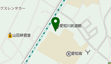 愛知川体育館の地図画像
