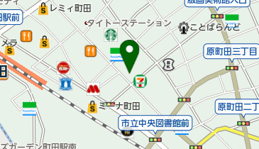 町田市民フォーラムの地図画像