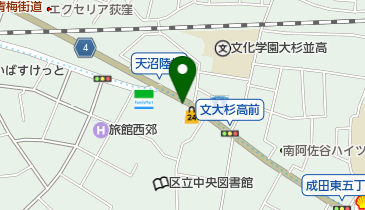 ogikubo velvetsun(オギクボ ベルベットサン)の地図画像