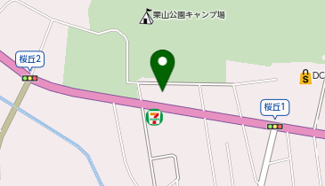 あいすの家 栗山店の地図画像