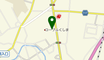 コープふくしま コープマートあだたらの地図画像