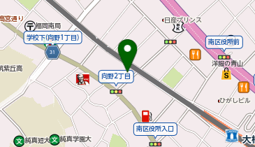 コインランドリーLA'CLASS(ラクラス) 大橋店の地図画像