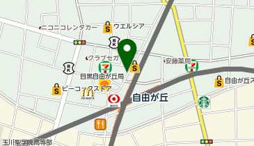 THE BARKERY (ザ・バーカリー) 自由が丘店の地図画像