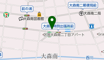 森が崎保育園の地図画像
