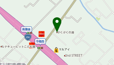 ぷくぷくの湯の地図画像