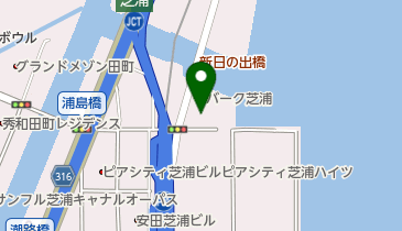 Golf&Fitness Point(ゴルフアンドフィットネスポイント) 芝浦の地図画像