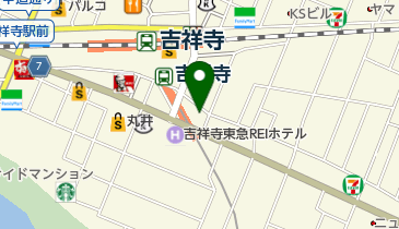 カワナミゴルフスクール 吉祥寺の地図画像