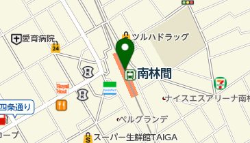 HOKUO 南林間店の地図画像