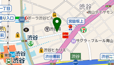 渋谷サンスカイルームの地図画像