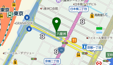 東京八重洲ホールの地図画像