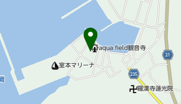 aqua field(アクア フィールド) 観音寺の地図画像