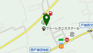 フジスポーツ熊本戸島店 フットサル・テニスコートの地図画像