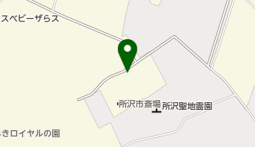 所沢フットサルパークの地図画像