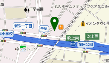 新栄フットサルアリーナの地図画像