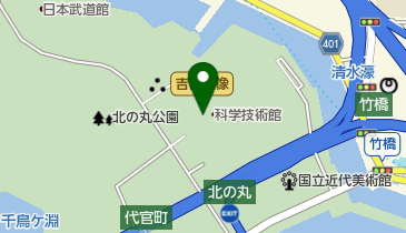 科学技術館 会議室の地図画像
