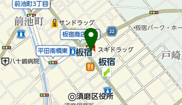 スギ薬局 板宿店の地図画像