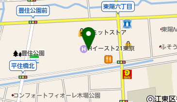 SPACE Search(スペース サーチ) 東陽町第1-6ルーム 貸会議室の地図画像