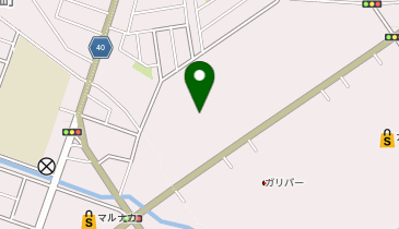 カバヤゴルフガーデン 練習場の地図画像