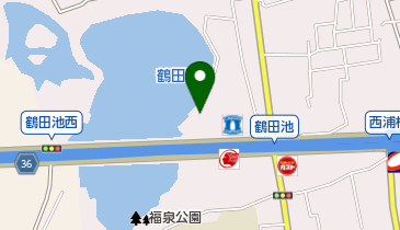 鶴田池ゴルフセンターの地図画像
