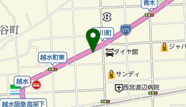 タイムズカー 西宮171店の地図画像