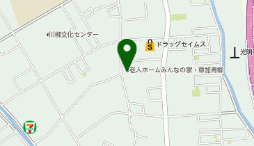 グループホーム みんなの家・草加青柳の地図画像