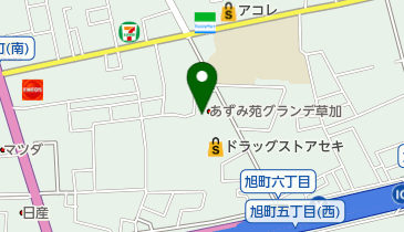 あずみ苑 グランデ草加 (ショートステイ)の地図画像