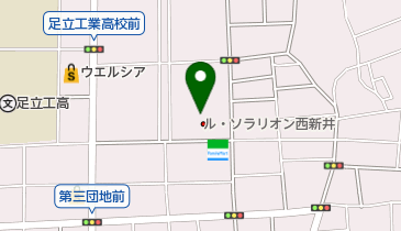 介護老人福祉施設 ル・ソラリオン西新井の地図画像