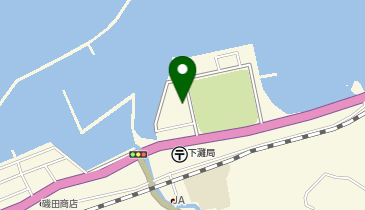 しもなだ体育館の地図画像