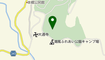 潮風テニス場の地図画像