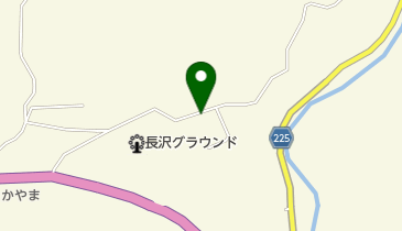 長沢体育館の地図画像