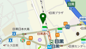 豚しゃぶ屋 だんだん 目黒店の地図画像