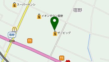 ザ・ビッグ菰野店の地図画像