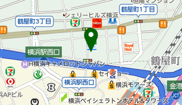 湘南美容クリニック横浜院の地図画像