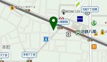 パチンコ&スロット123 ライト八尾店の地図画像