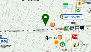 高円寺コワーキングスペース こけむさズの地図画像