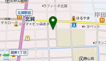 FUT MESSE(フット メッセ) 生野店の地図画像