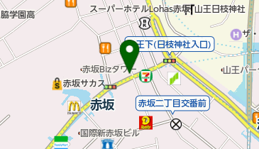赤坂きた福の地図画像