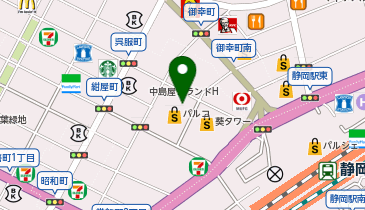 男のエステ ダンディハウス 静岡パルコ店の地図画像